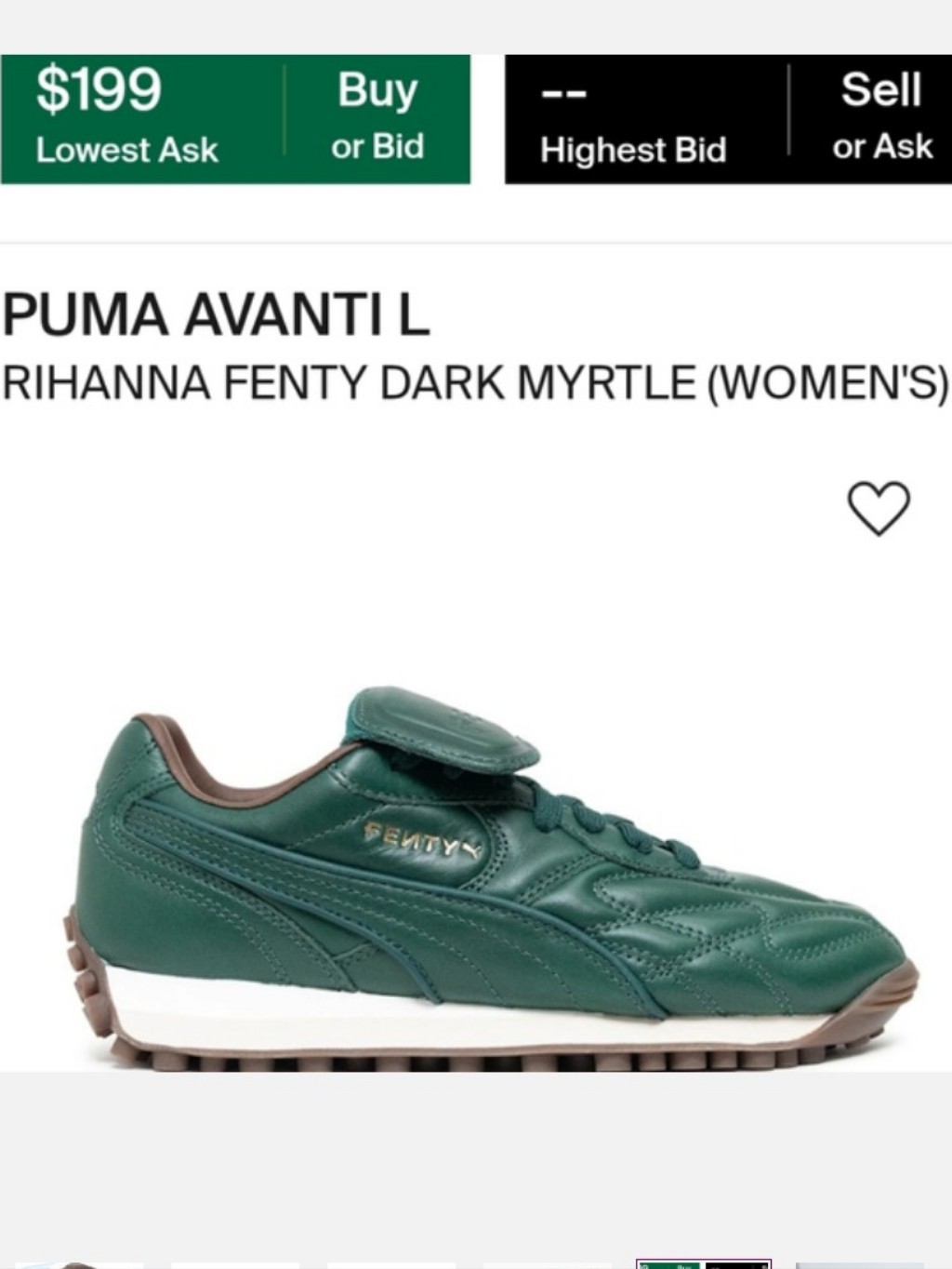 Nwt Women's Puma Avanti L Dark Myrtle With Brown Accents